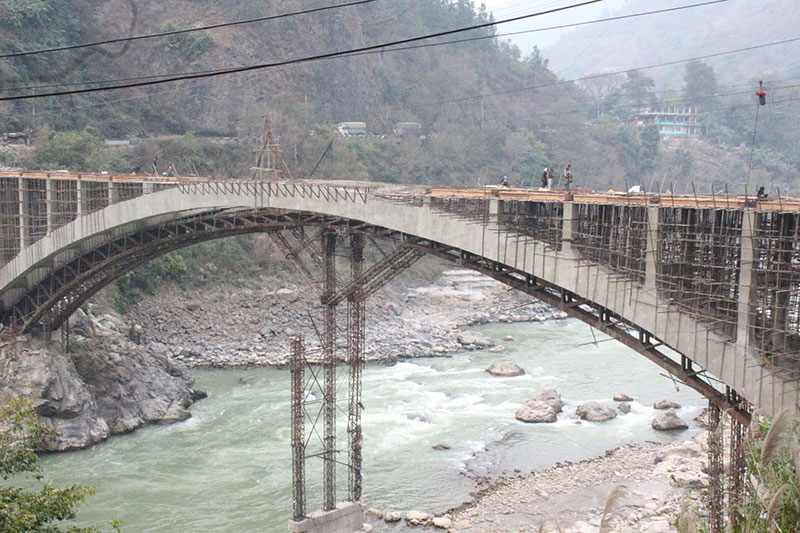 मुग्लिन आर्क ब्रिज जेठदेखि सञ्चालनमा आउने 