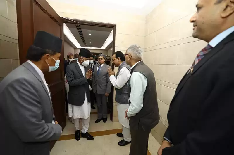 प्रधानमन्त्री देउवालाई स्वागत गर्दै भारतीय विदेश मन्त्रालयले भन्यो– एक विशेष मित्रको भव्य स्वागत